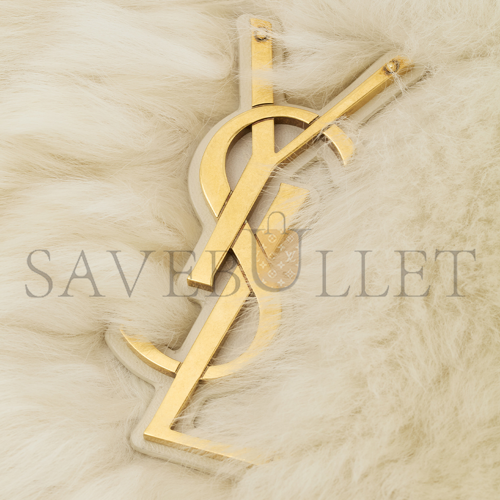 YSL NIKI OVERSIZED IN SHEARLING 801627AAD1N9483 (47*34*16cm)